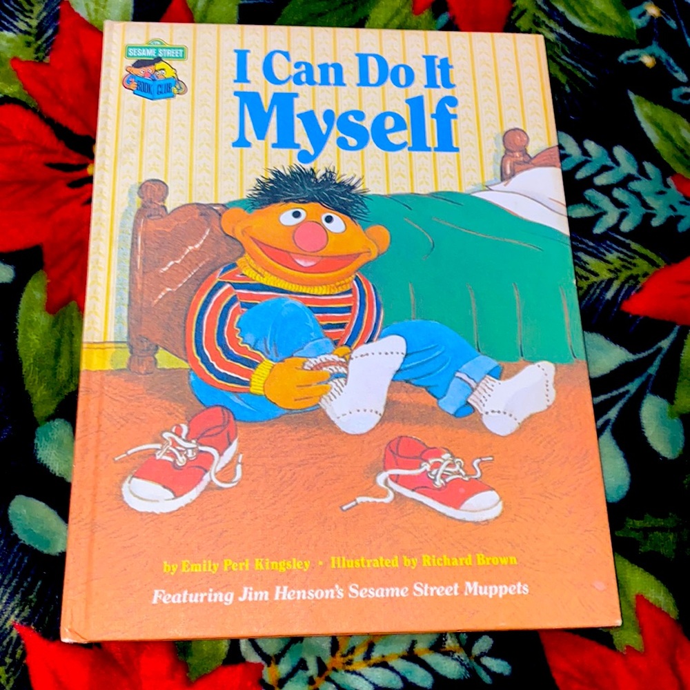 I can do it myself Sesame Street vintage book 1980